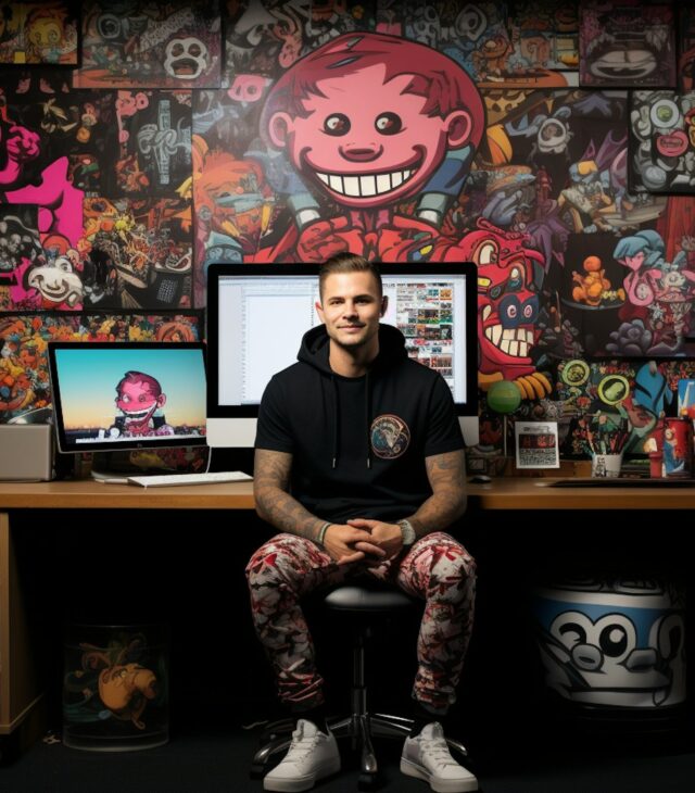 Creative Maestro in Eclectic Studio